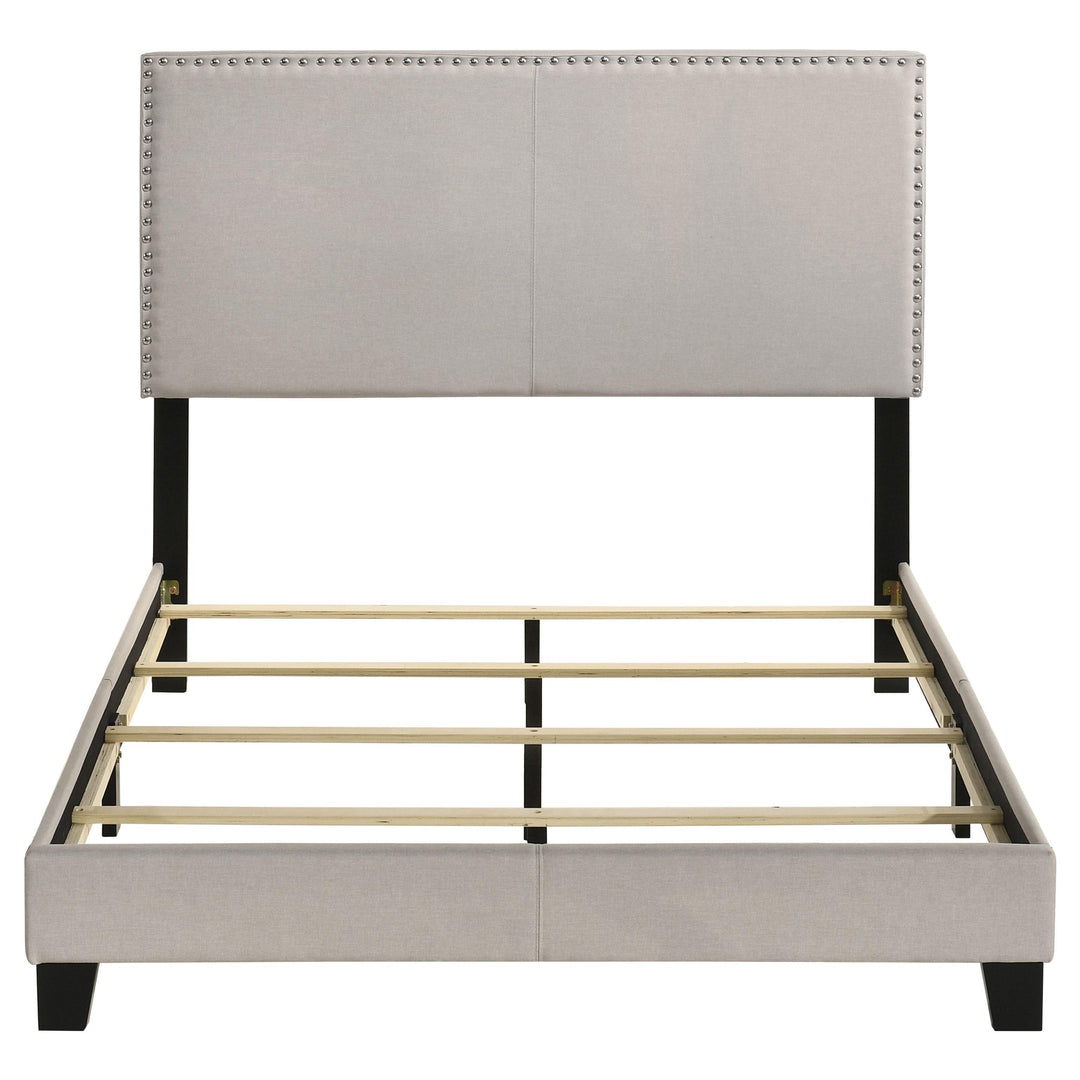 Boyd Upholstered Full Panel Bed Ivory