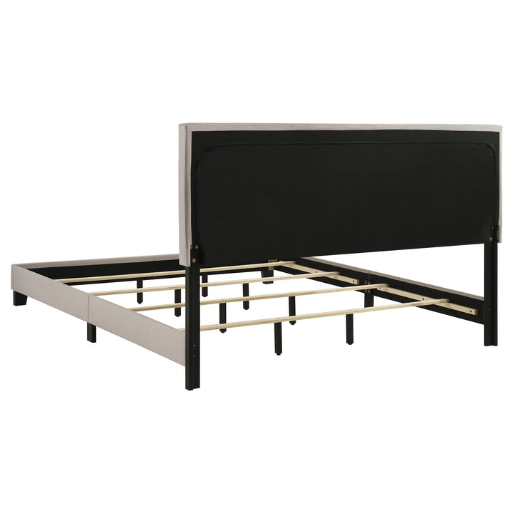Boyd Upholstered California King Panel Bed Ivory