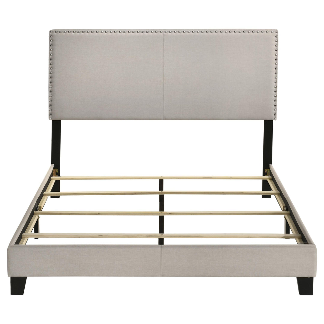 Boyd Upholstered Queen Panel Bed Ivory