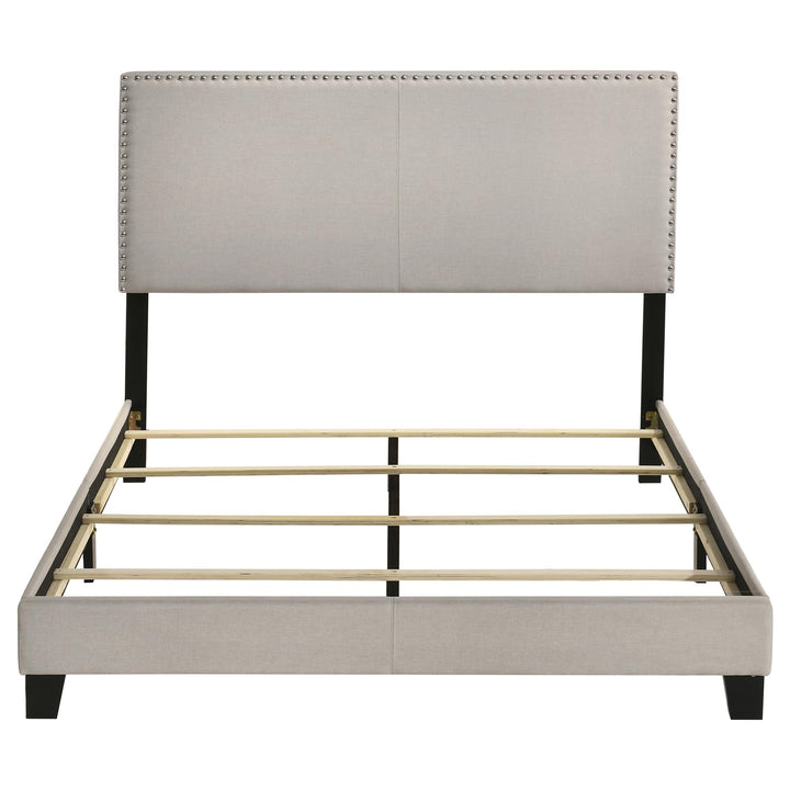 Boyd Upholstered Queen Panel Bed Ivory
