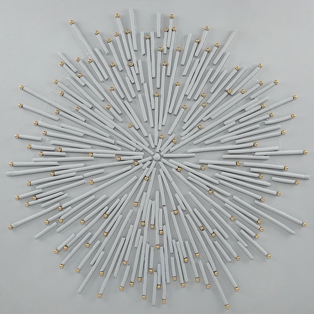 Radiant Lattice - 36" x 36" Framed Wall Art