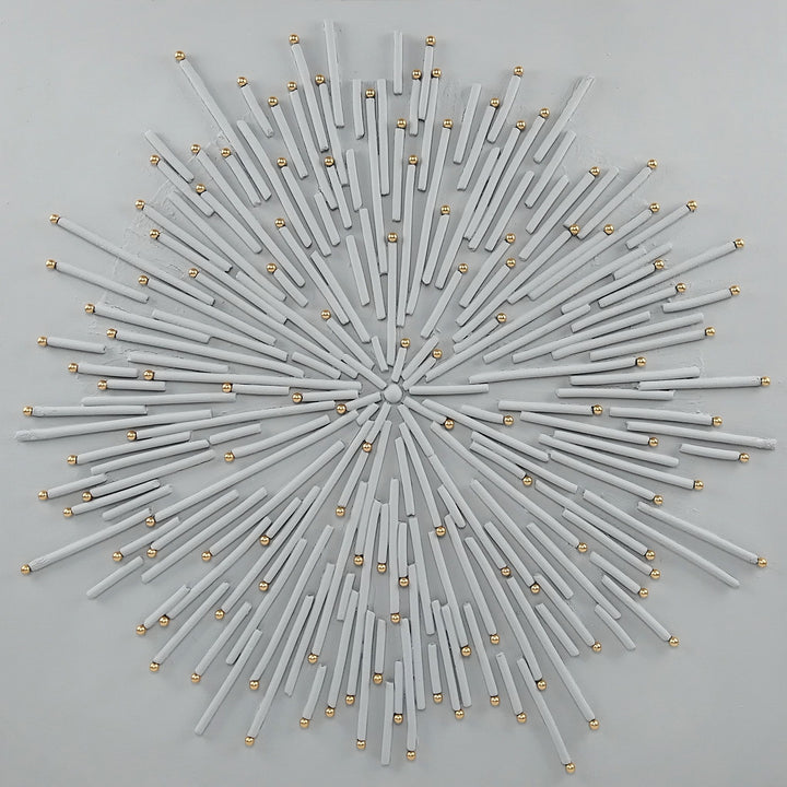 Radiant Lattice - 36" x 36" Framed Wall Art