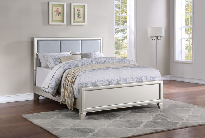Omni - 6 Piece Queen Bedroom Set - Pearl Silver