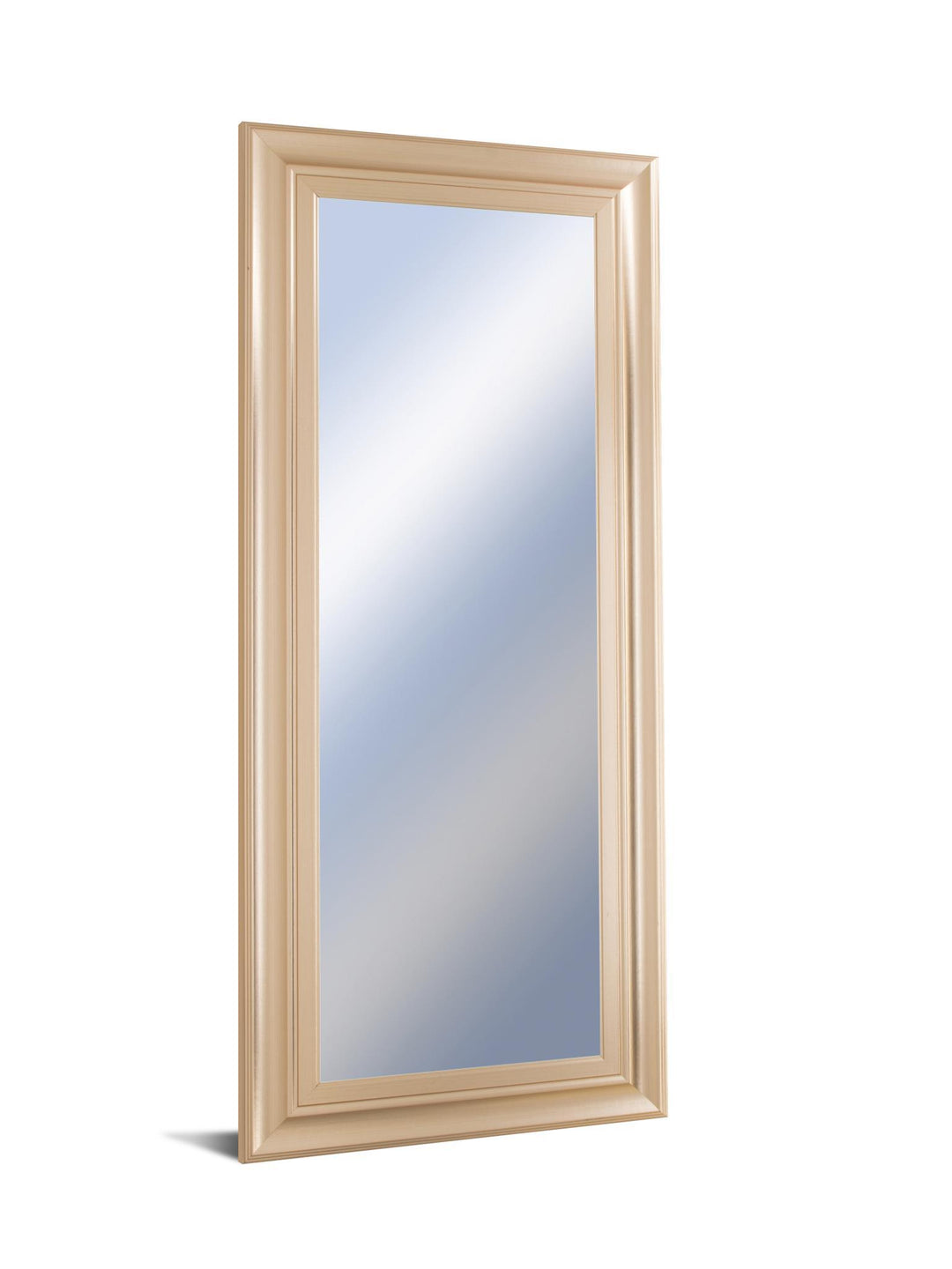 18x42 Decorative Framed Wall Mirror By Classy Art Promotional Mirror Frame #45 - Beige