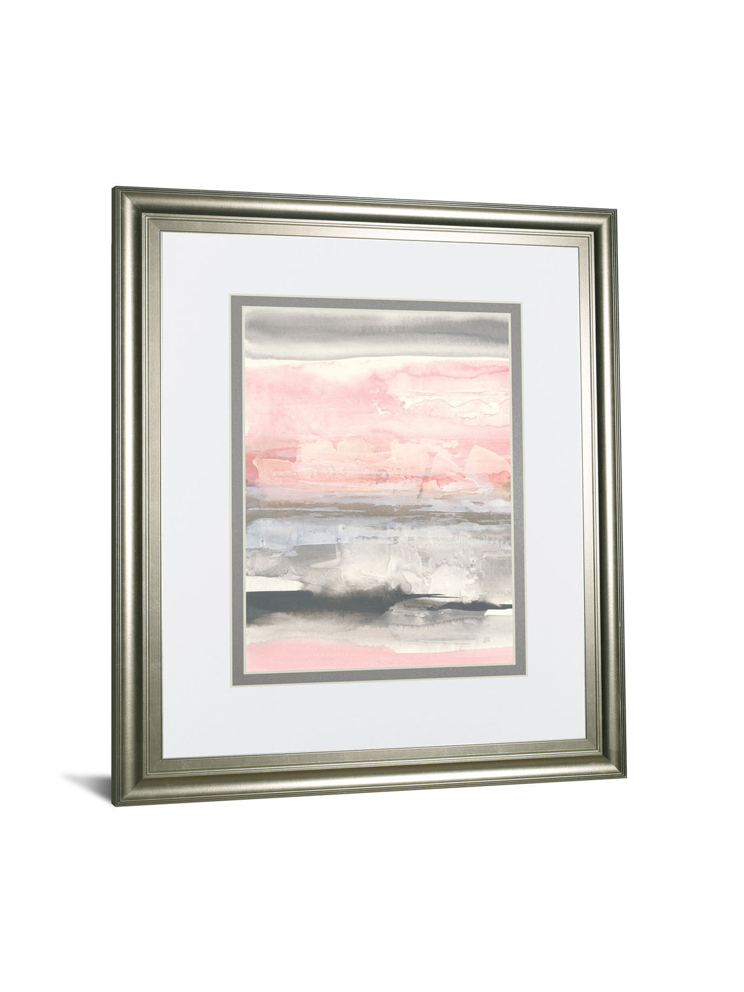 Charcoal And Blush II By Chris Paschke - Pink