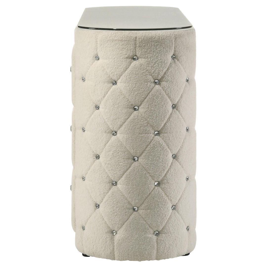 Sonya 6-drawer Upholstered Bedroom Dresser Ivory