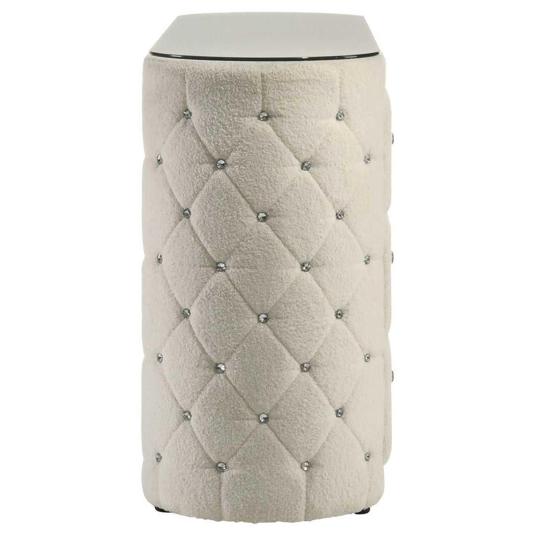 Sonya 6-drawer Upholstered Bedroom Dresser Ivory