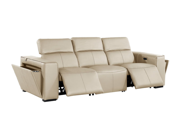 1224 - 7-Piece Modular Power Reclining Sofa, Loveseat &amp; Chair Set In With 5 Power Recliners &amp; Power Headrests