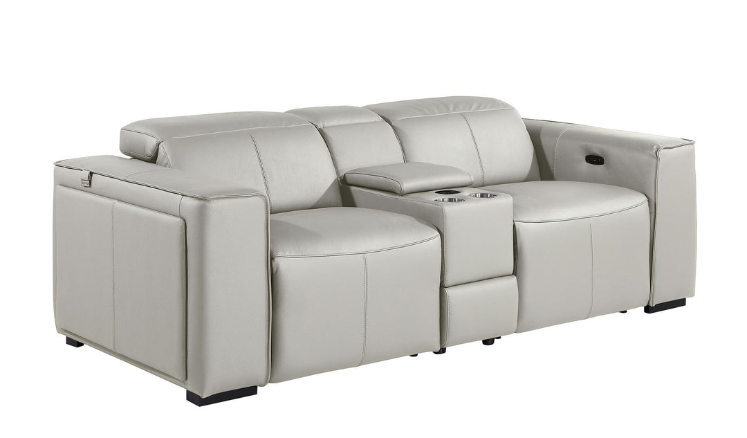 1224 - 3-Piece Modular Power Reclining Loveseat In With 2 Power Recliners &amp; Power Headrests