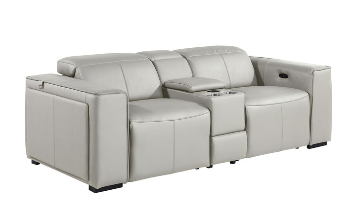 1224 - 3-Piece Modular Power Reclining Loveseat In With 2 Power Recliners &amp; Power Headrests