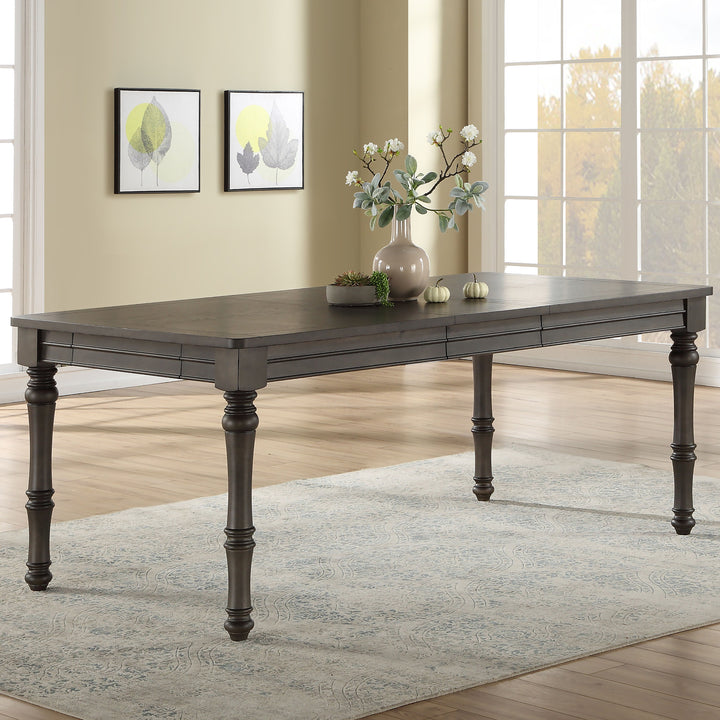 Linnett - Dining Table - Dark Brown