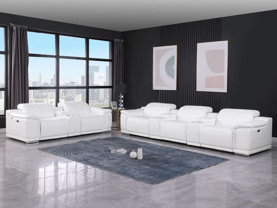 9762 - 8-Piece Modular Power Reclining Sofa And Console Loveseat Set With