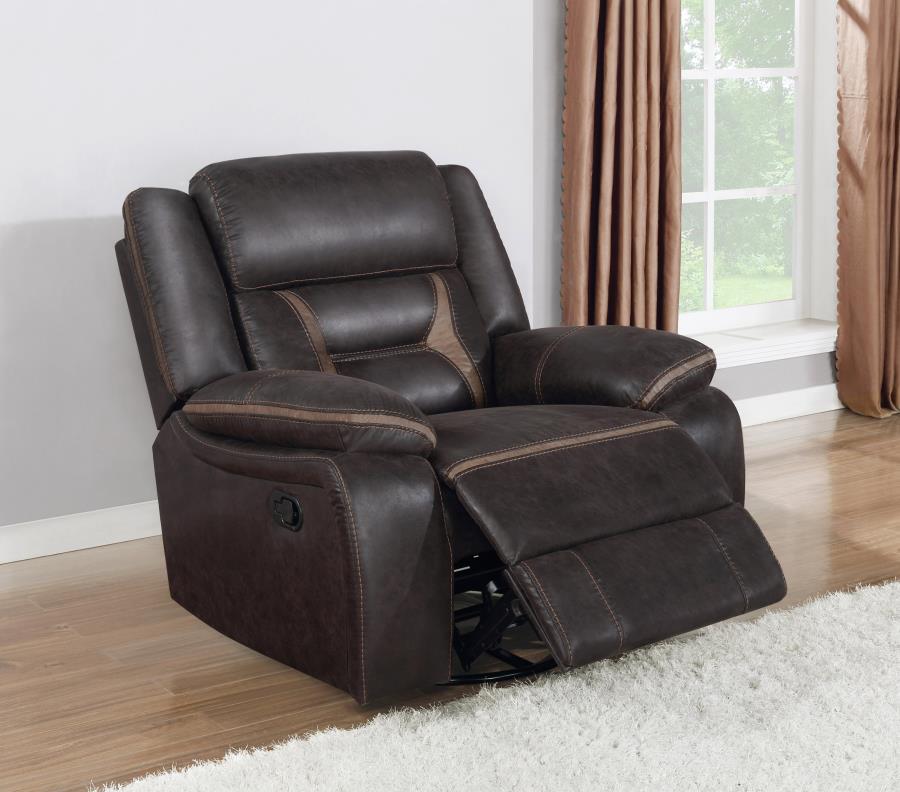 Greer - Upholstered Swivel Glider Recliner Chair