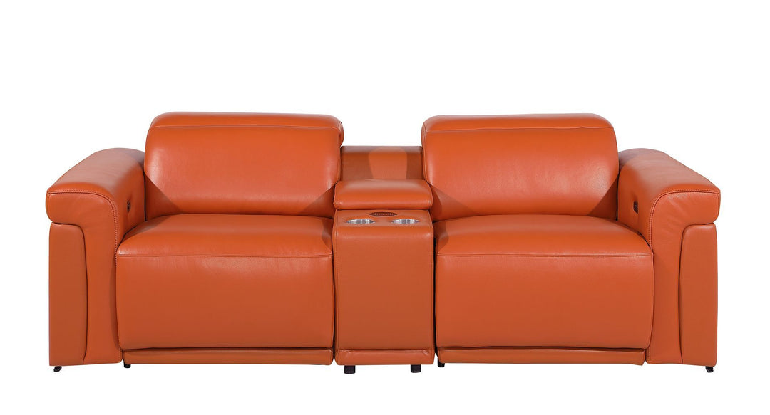 1126 - 3-Piece Modular Power Reclining Loveseat In With 2 Power Recliners &amp; Power Headrests