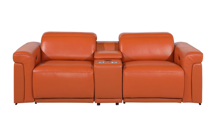 1126 - 3-Piece Modular Power Reclining Loveseat In With 2 Power Recliners &amp; Power Headrests