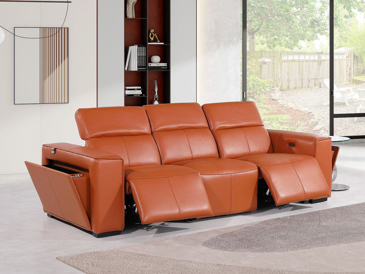1224 - 3-Piece Modular Power Reclining Sofa In With 2 Power Recliners &amp; Power Headrests