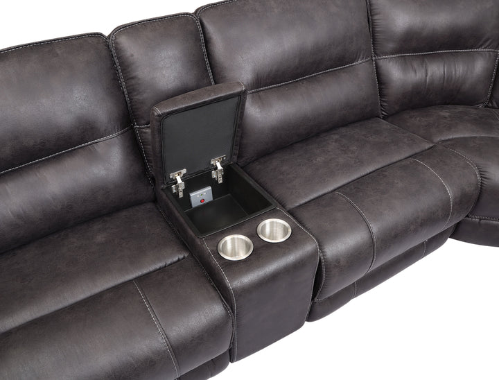 Ogden - 5 Piece Sectional - Black