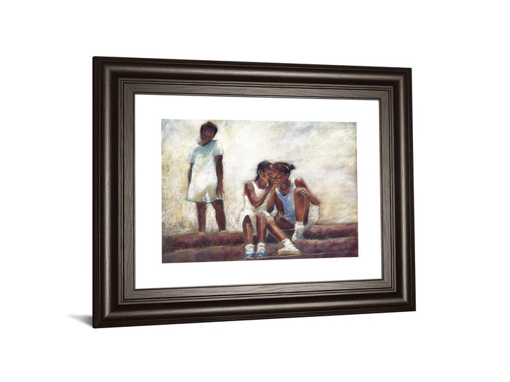 Secrets By Sharon Wilson - Framed Print Wall Art - Dark Brown