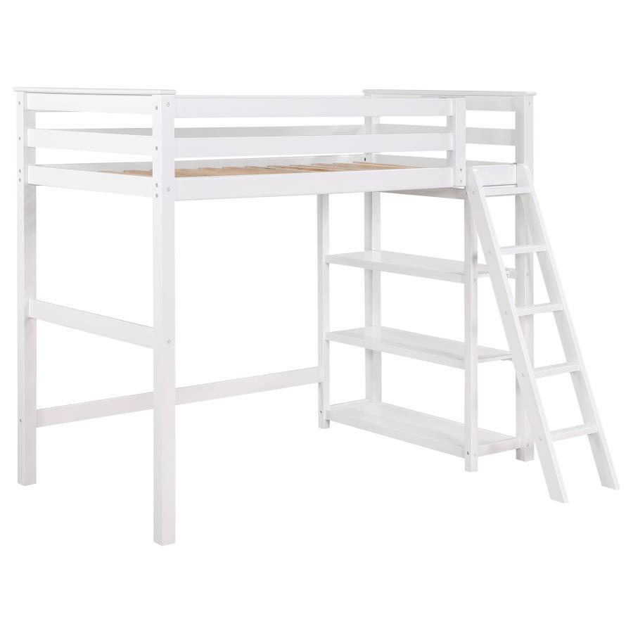 Anica - 3-Shelf Wood Loft Bed