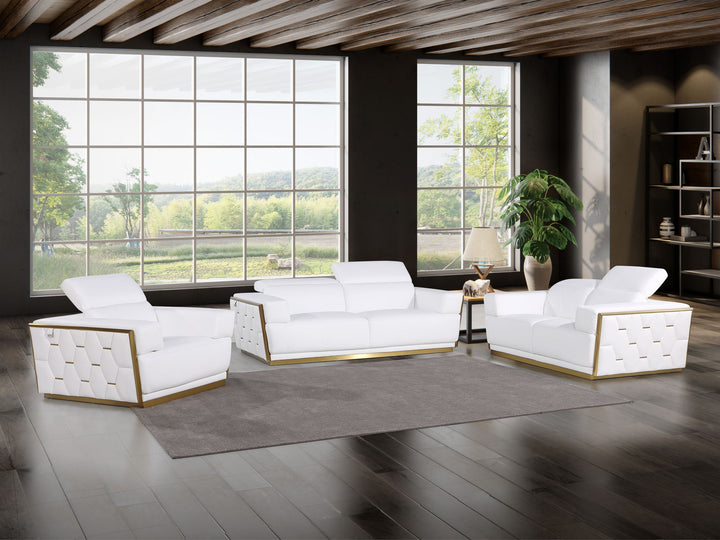 1111 - Leather Living Room Set