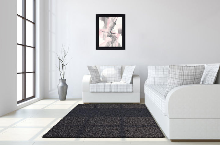 Blush Drift - 28" x 34" Framed Wall Art