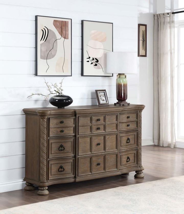 Emmett - 9-Drawer Dresser - Walnut