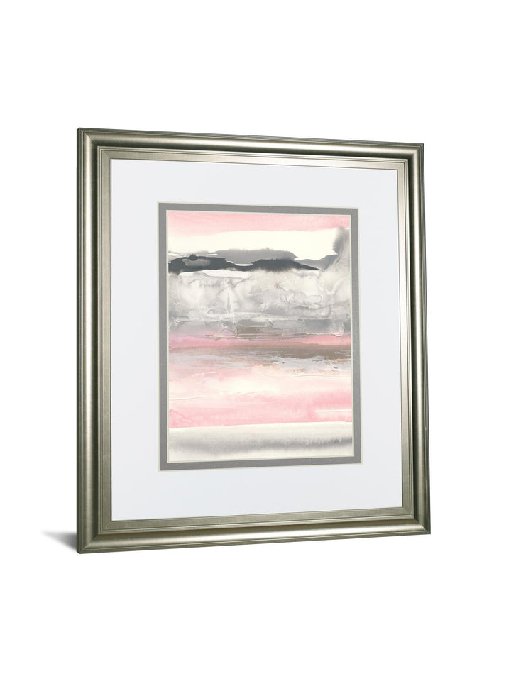 Charcoal And Blush I By Chris Paschke - Pink