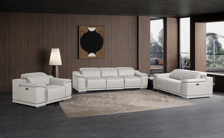 9762 - 6-Piece Modular Power Reclining Sofa, Loveseat And Chair Set With 6 Power Recliners In