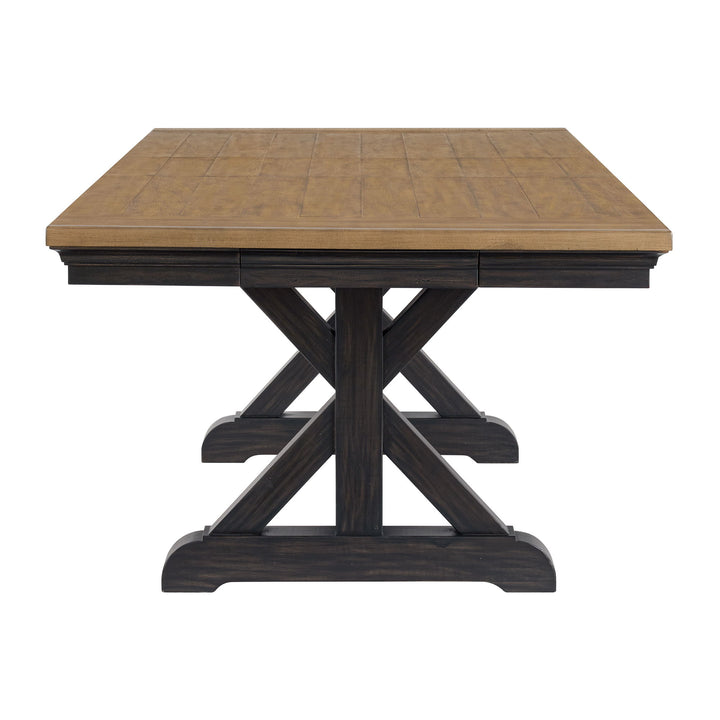 Montrose - Dining Table With 20" Leaf - Espresso And Brown