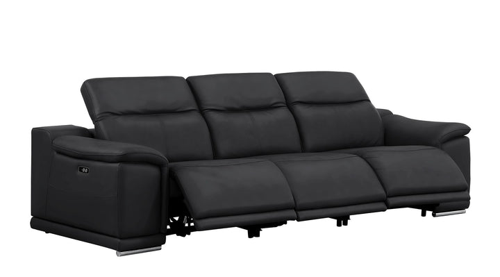 2679 - Genuine Leather Reclining Set (Sofa And Loveseat With 5 Power Recliners)