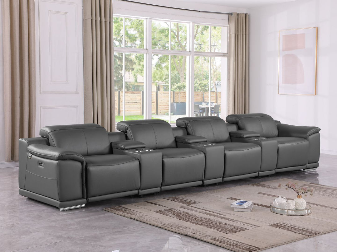 9762 - 7-Piece Modular Power Reclining Sofa With 4 Power Recliners