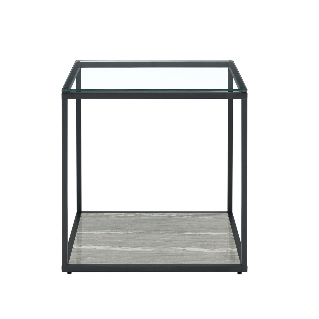 Yasmin - End Table - Grey