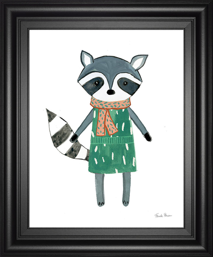 Neighborhood Pals II By Farida Zaman - Framed Print Wall Art - White