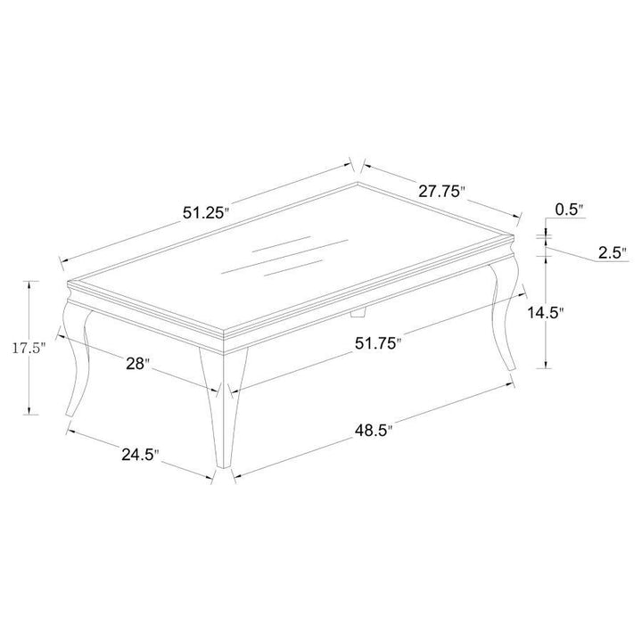 Carone - Rectangular Coffee Table