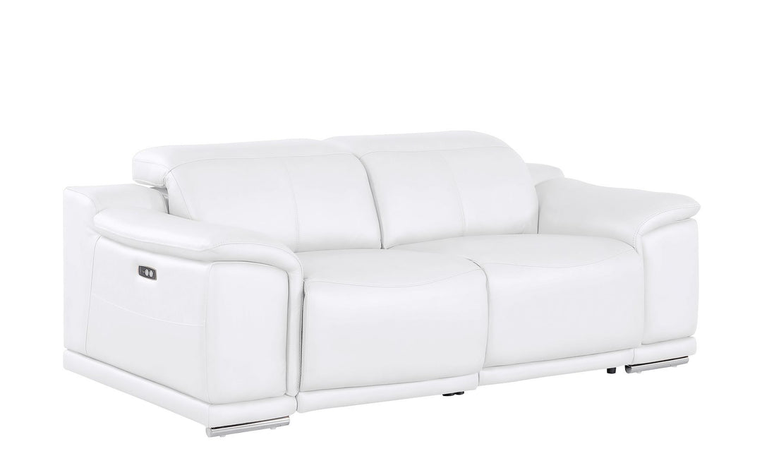 2679 - Genuine Leather Loveseat With Dual Power Recliners