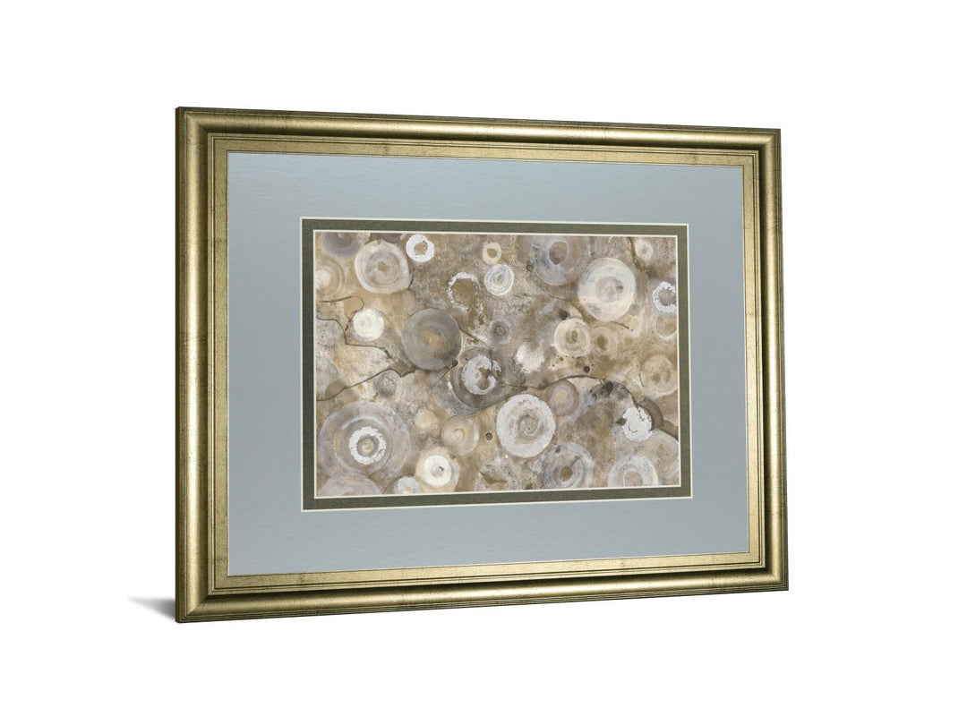 Natural Agate By Albena Hristova - Framed Print Wall Art - Blue