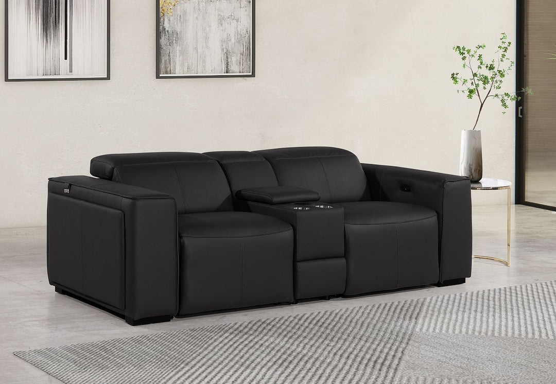 1224 - 3-Piece Modular Power Reclining Loveseat In With 2 Power Recliners & Power Headrests