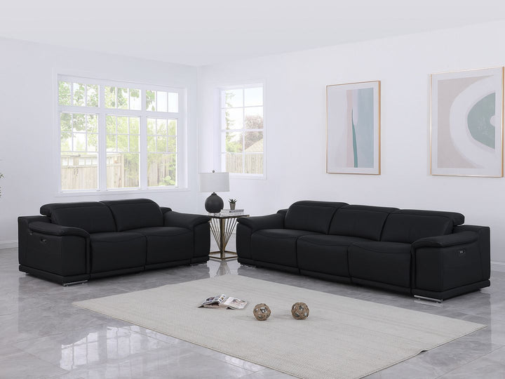 9762 - 5-Piece Modular Power Reclining Sofa And Loveseat Set 5 Power Recliners In