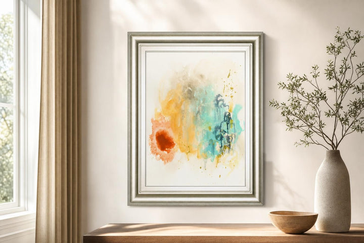 22x26 Magnetic Shift IV By June Erica Vess - Yellow