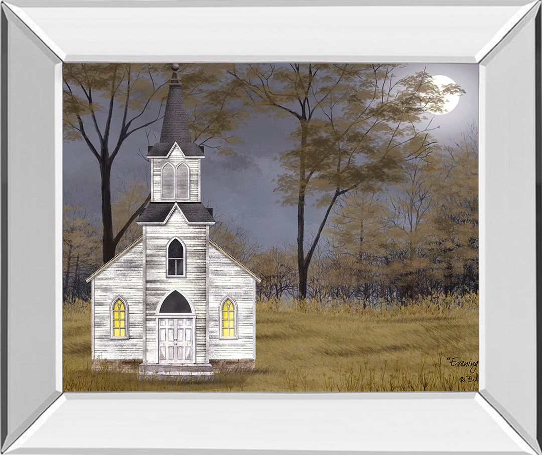 Evening Prayer By Billy Jacobs - Mirror Framed Print Wall Art - Green