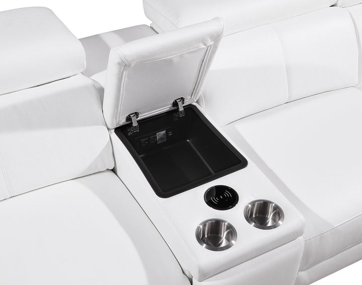 1246 - Modular Power Dual Reclining Sofa, Console Loveseat, And Chair Set With Power Headrests