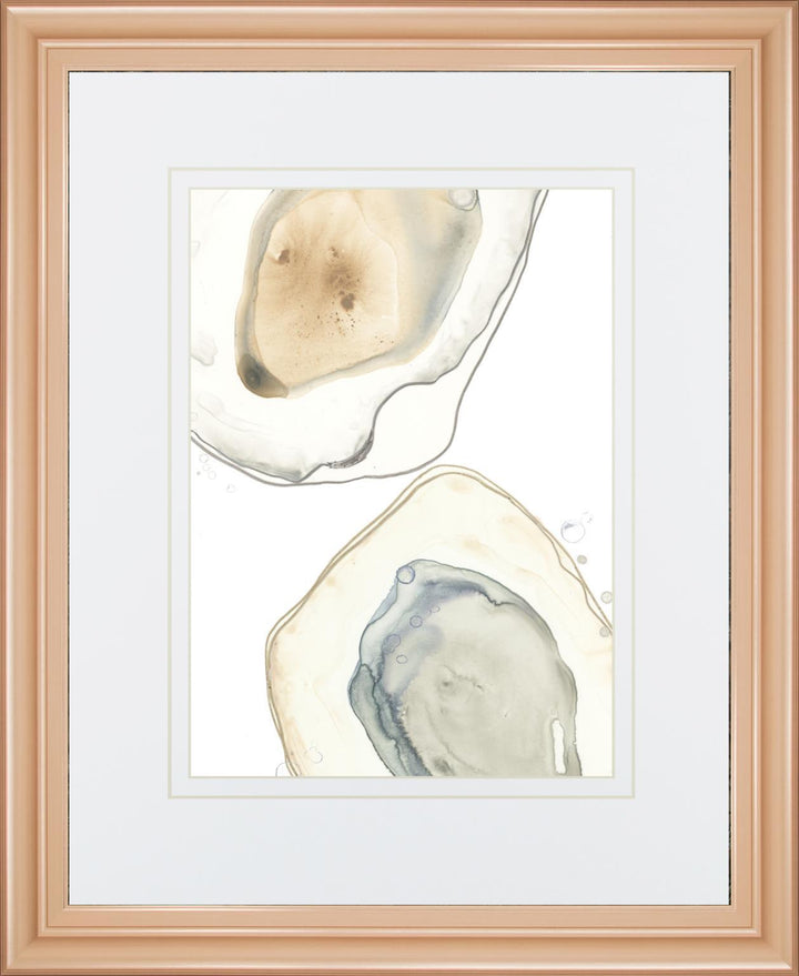 34x40 Ocean Oysters III By June Erica Vess - Gray