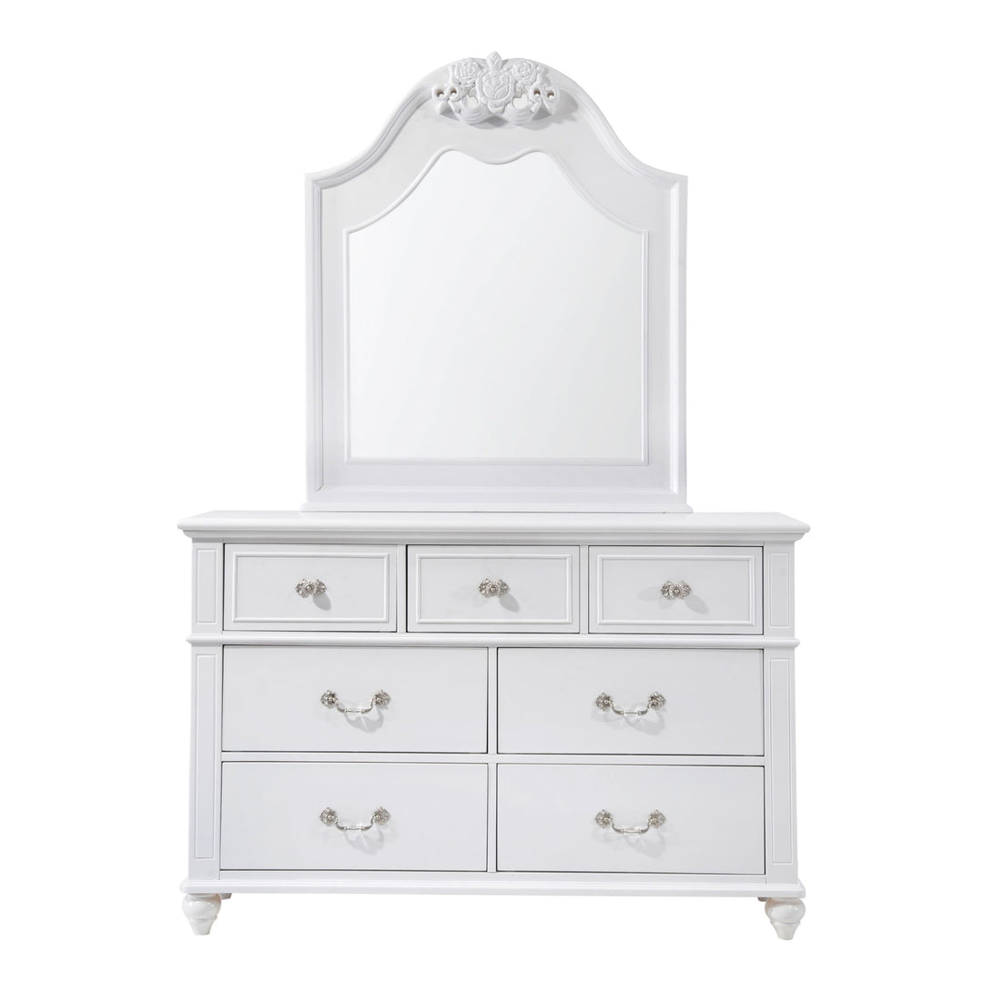 Alana - Dresser & Mirror Set - White