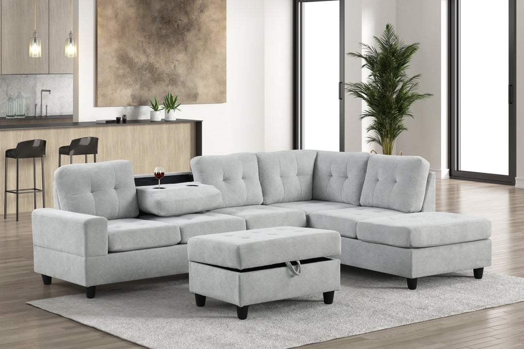 41Heights Reversible Sectional + Ottoman (ETA: 10/20)