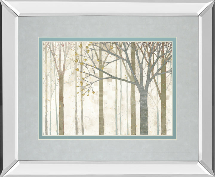 In Springtime No Border By Katherine Lowell - Mirror Framed Print Wall Art - White