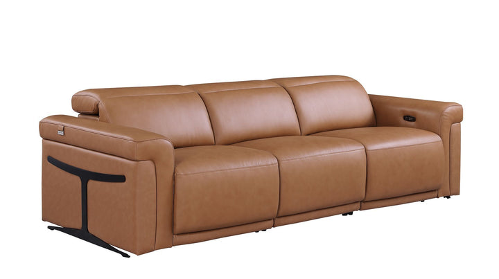1126 - 3-Piece Modular Power Reclining Sofa In With 3 Power Recliners &amp; Power Headrests