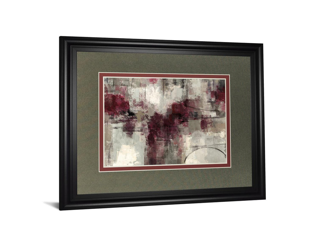 Stone Gardens By Silvia Vassileva - Framed Print Wall Art - Purple