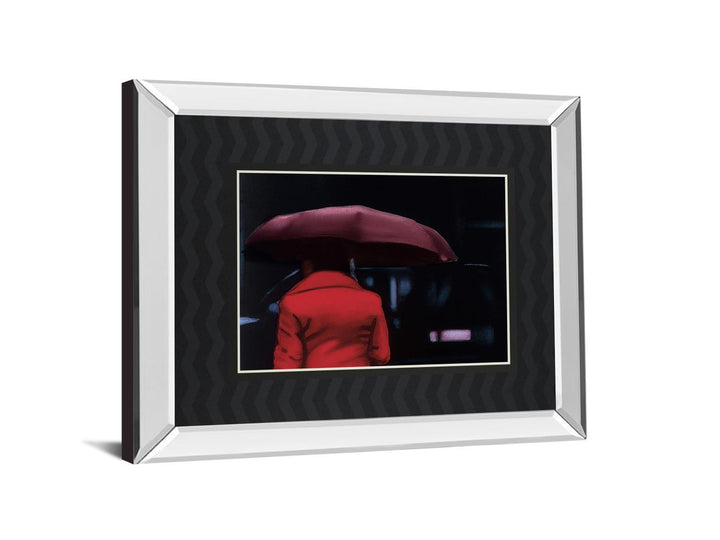 Lady In Red By Visa Mirrored Frame - Red