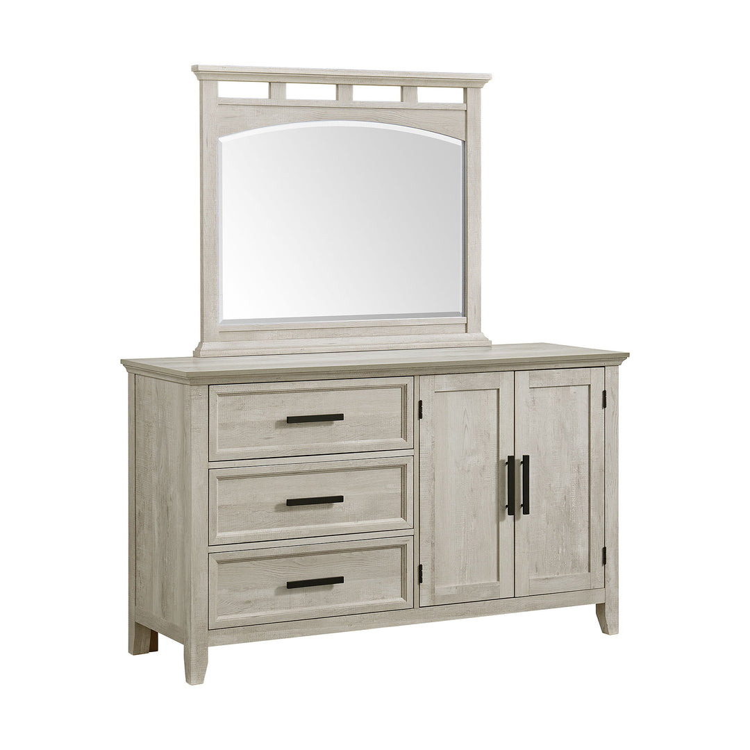 Matias - Bedroom Set With Queen/Full Headboard, Dresser, Mirror &amp; Nightstand