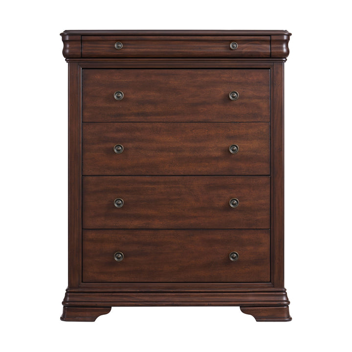 Phillipe - 5-Drawer Chest - Cherry